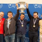 Winners of the Vanderbilt Trophy Jacek Kalita, Kamil Nowak, Franck Multon, Michal Klukowski, Michal Nowosadzki and (not pictured) captain Pierre Zimmermann