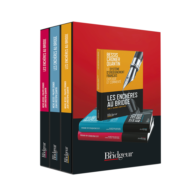 Pack Tome 1, 2 et 3 Les Enchères au Bridge Coffret Collector